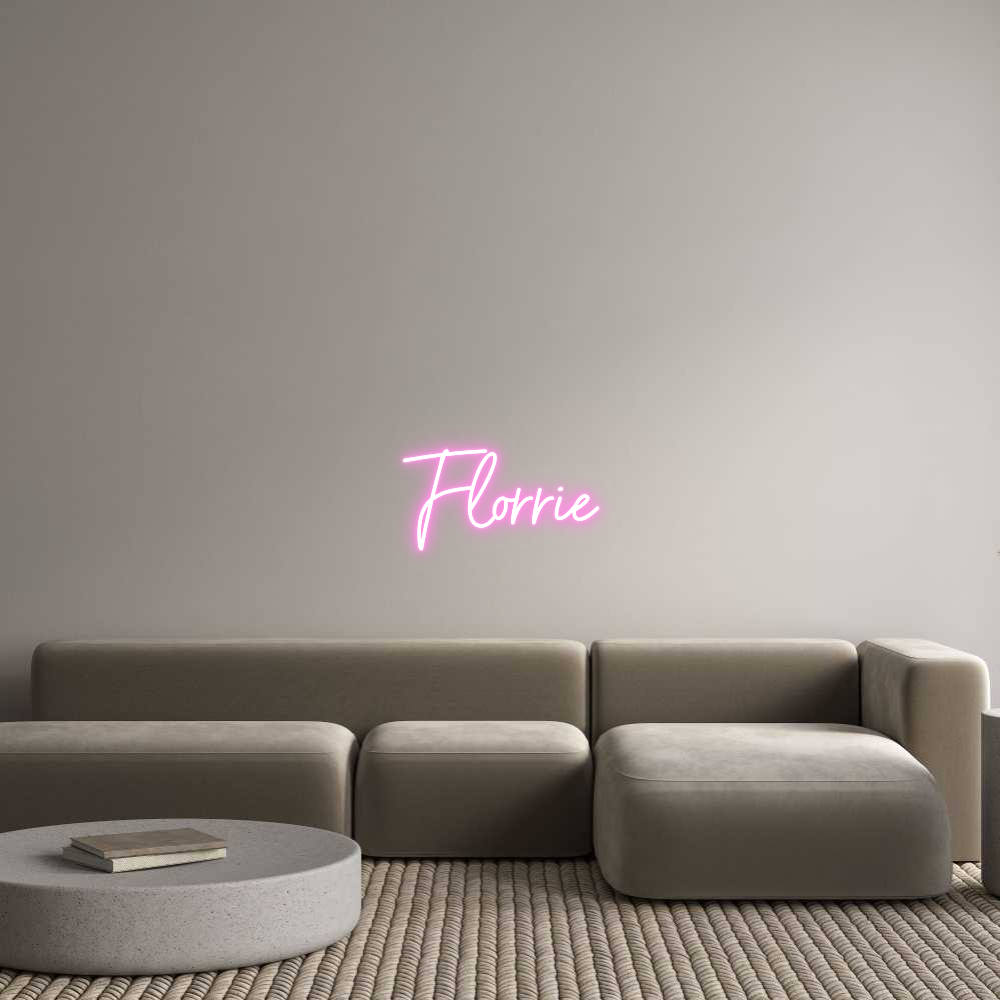 Custom Neon Sign Online Editor Florrie