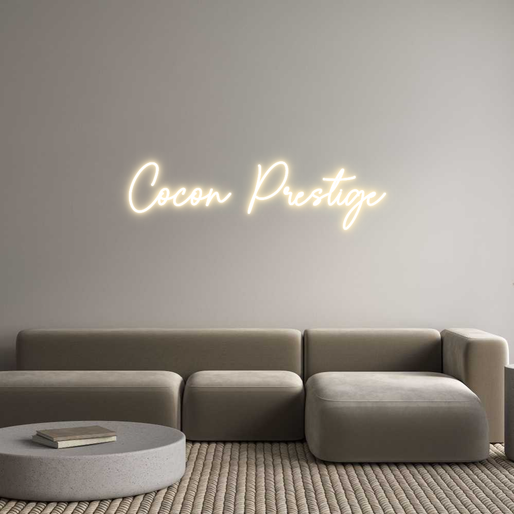 Custom Neon Sign Online Editor Cocon Prestige