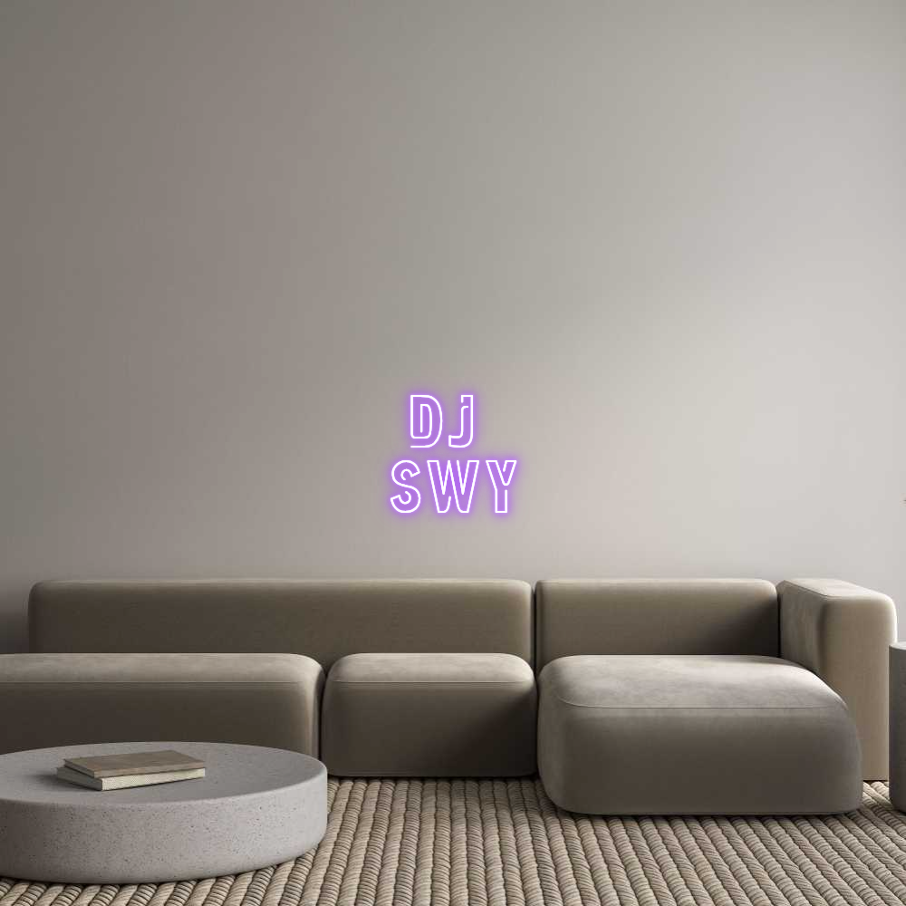 Custom Neon Sign Online Editor DJ 
SWY