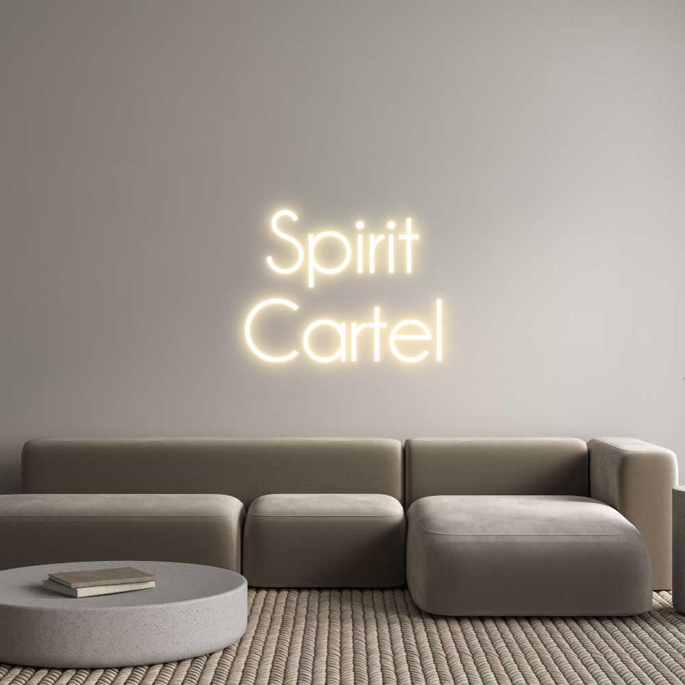 Custom Neon Sign Online Editor Spirit
Cartel