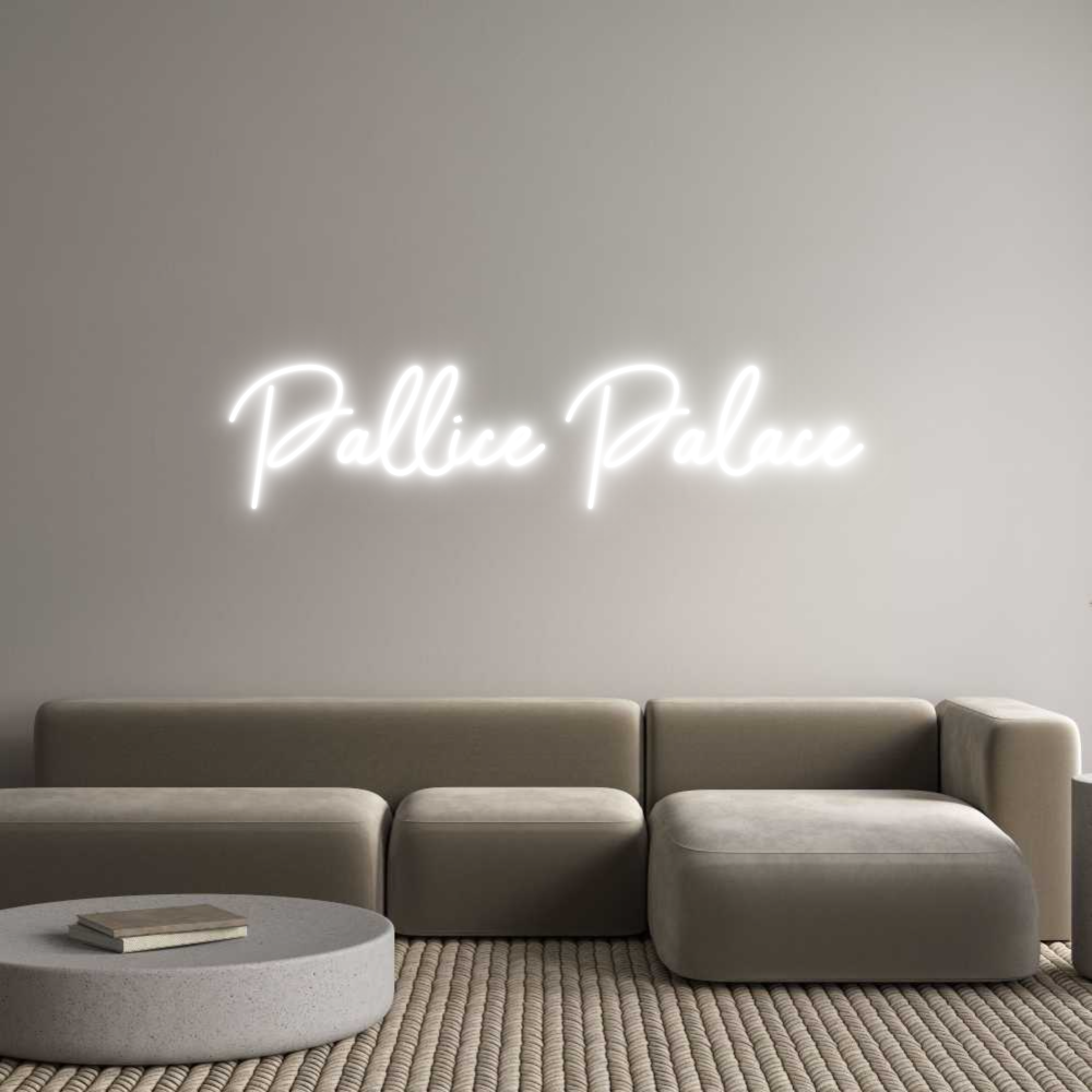 Custom Neon Sign Online Editor Pallice Palace