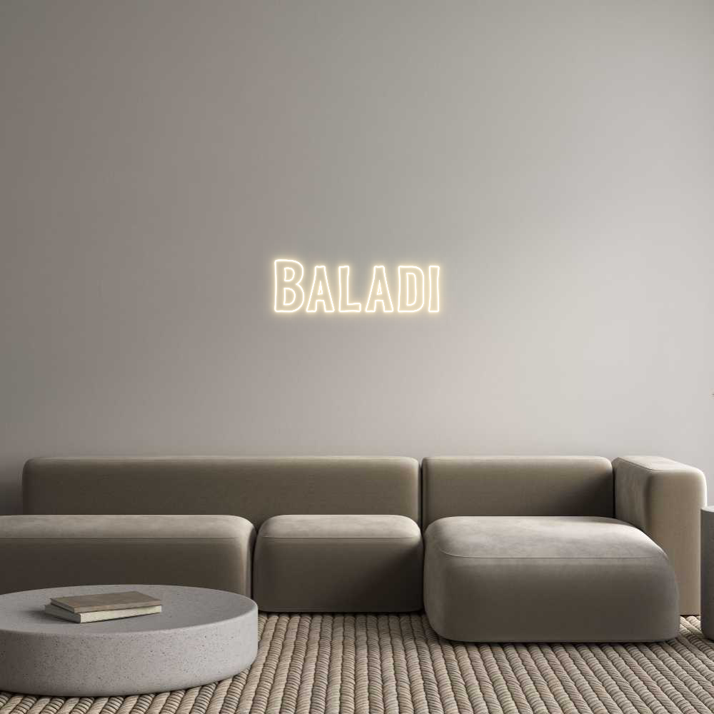 Custom Neon Sign Online Editor Baladi