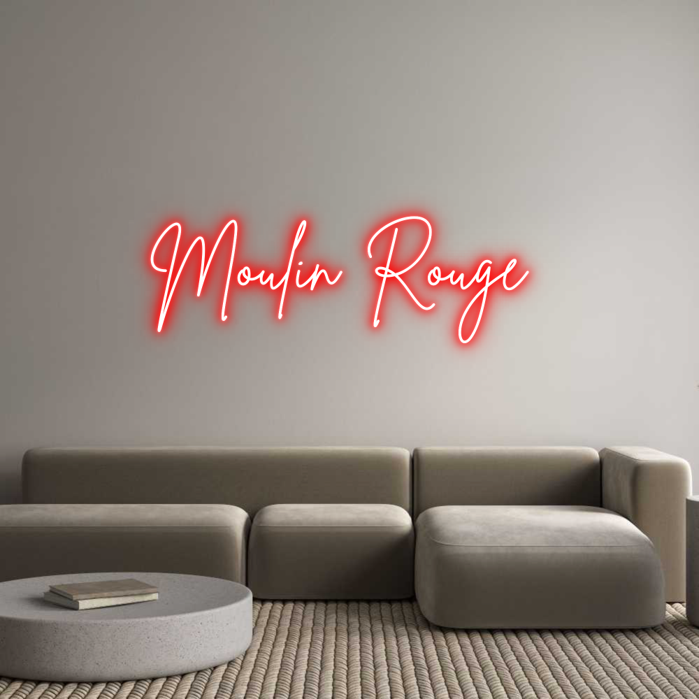 Custom Neon Sign Online Editor Moulin Rouge