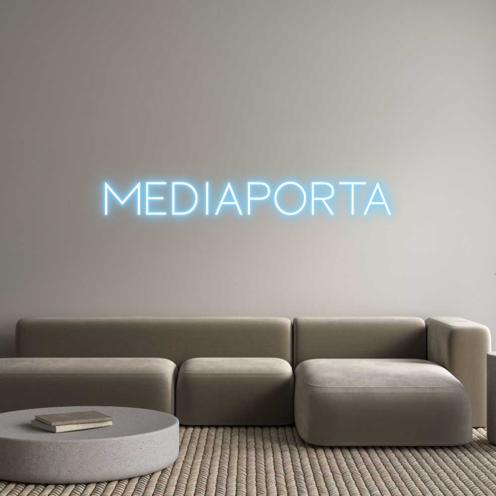 Custom Neon Sign Online Editor MEDIAPORTA