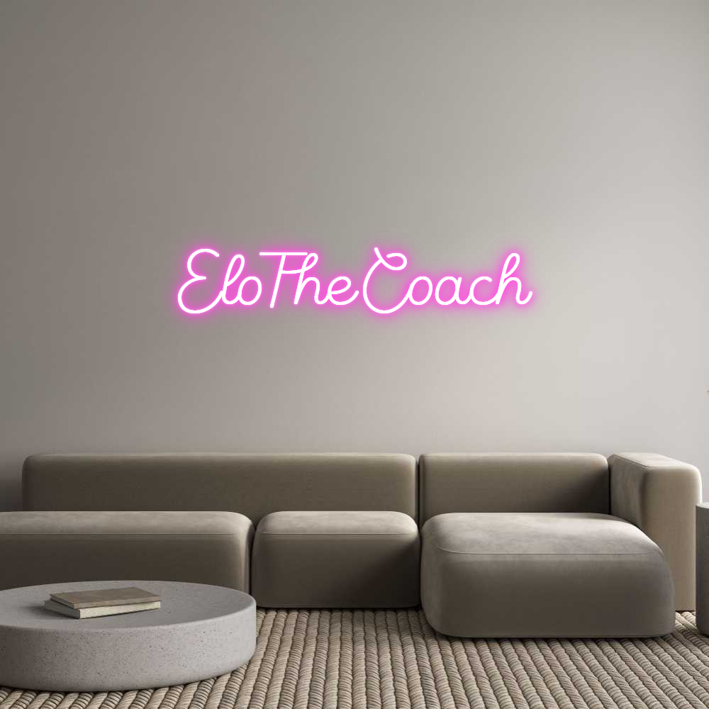 Custom Neon Sign Online Editor EloTheCoach