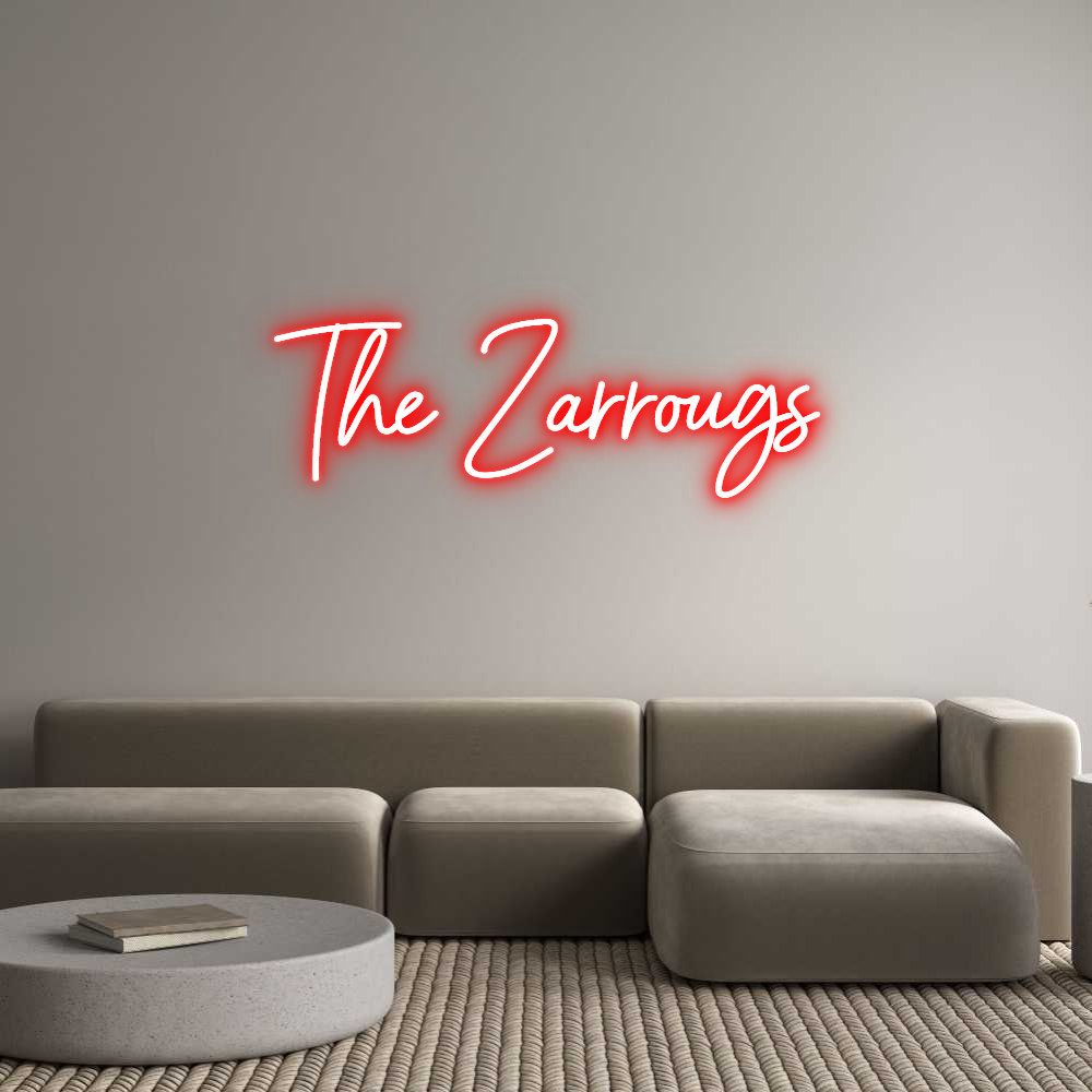 Custom Neon Sign Online Editor The Zarrougs