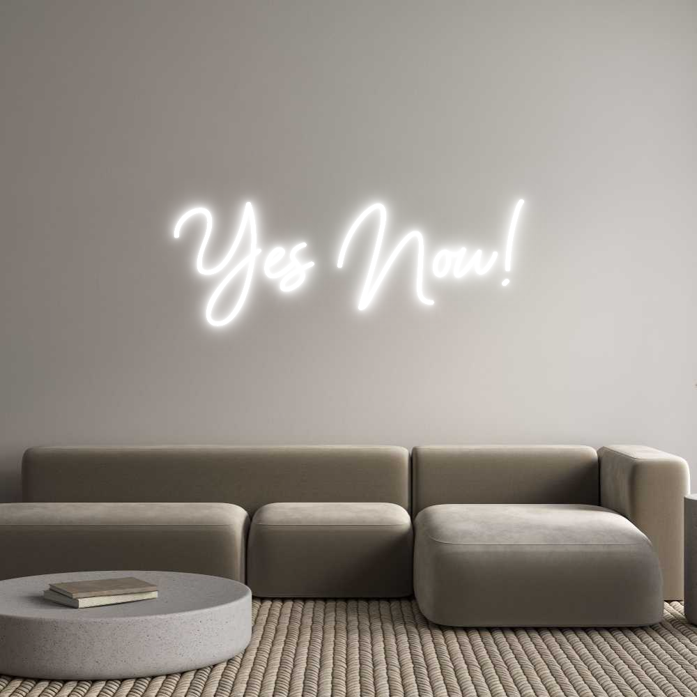 Anpassad neonskylt online-redigerare Ja nu!