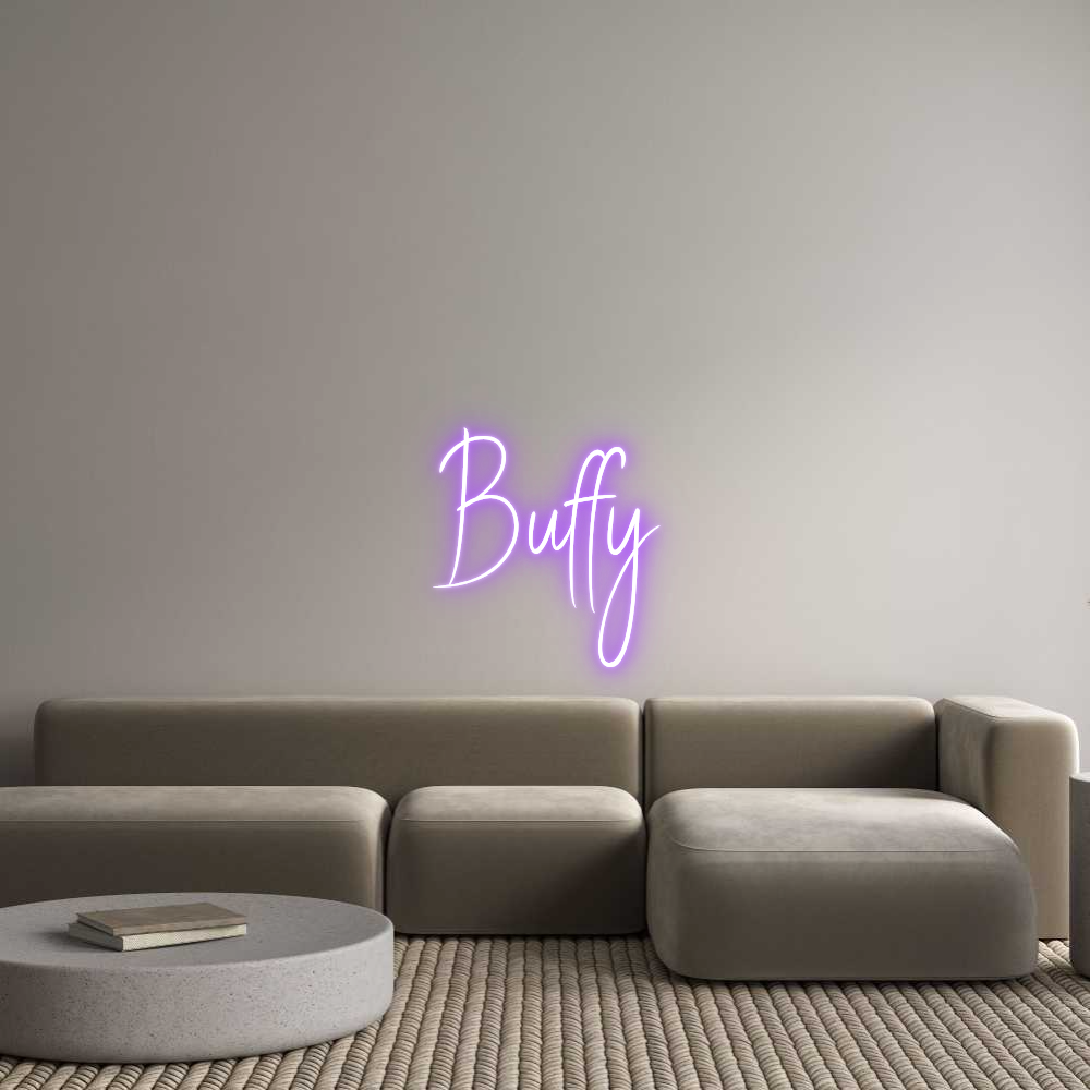 Custom Neon Sign Online Editor Buffy