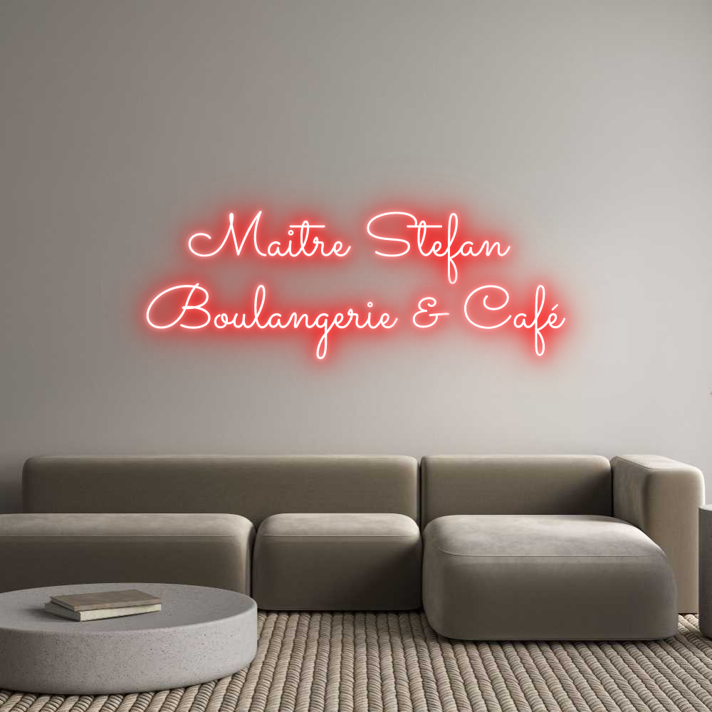 Custom Neon Sign Online Editor Maitre Stefan...