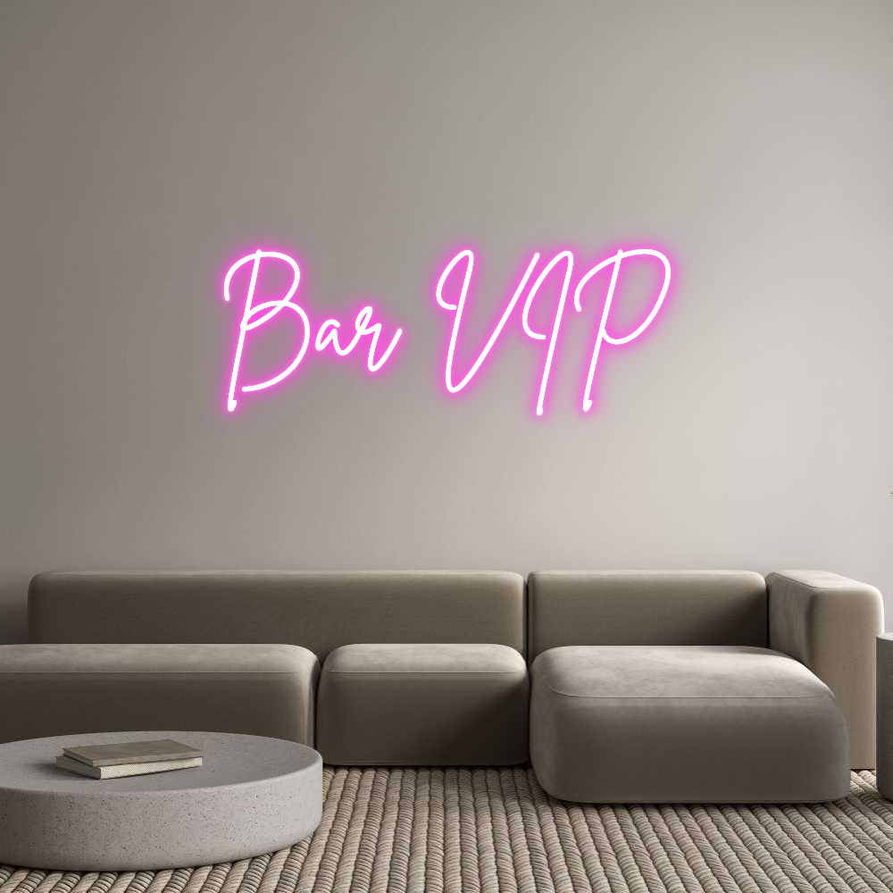 Custom Neon Sign Online Editor Bar VIP