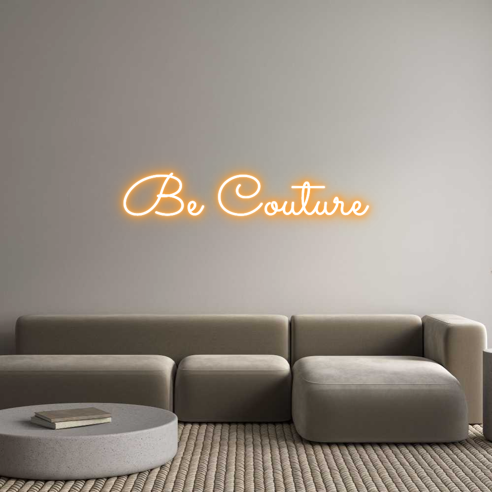 Custom Neon Sign Online Editor Be Couture