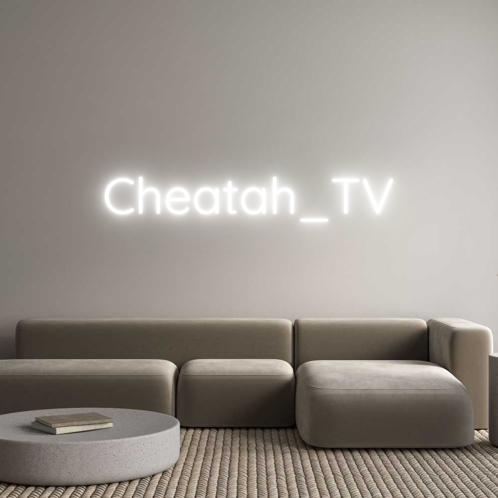 Custom Neon Sign Online Editor Cheatah_TV