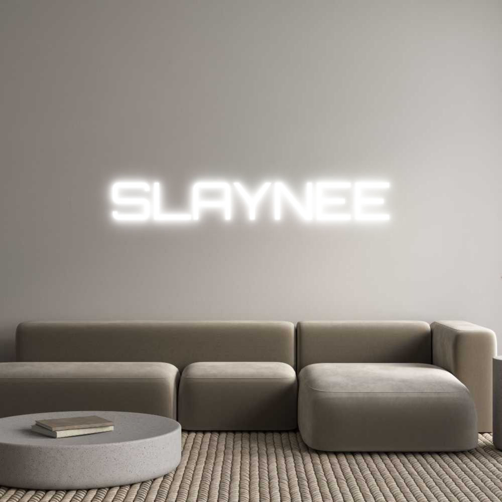Custom Neon Sign Online Editor SLAYNEE
