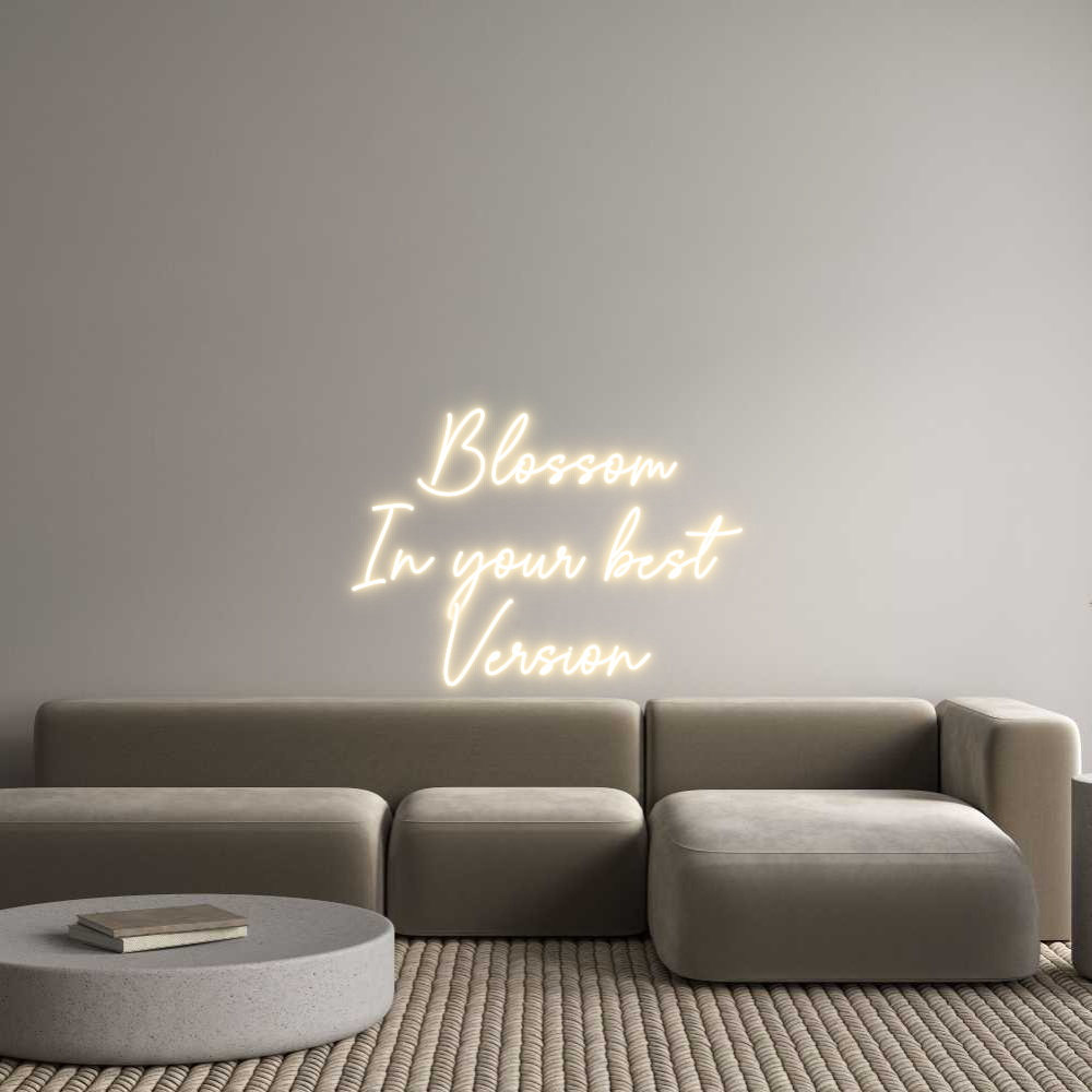 Custom Neon Sign Online Editor Blossom 
In ...