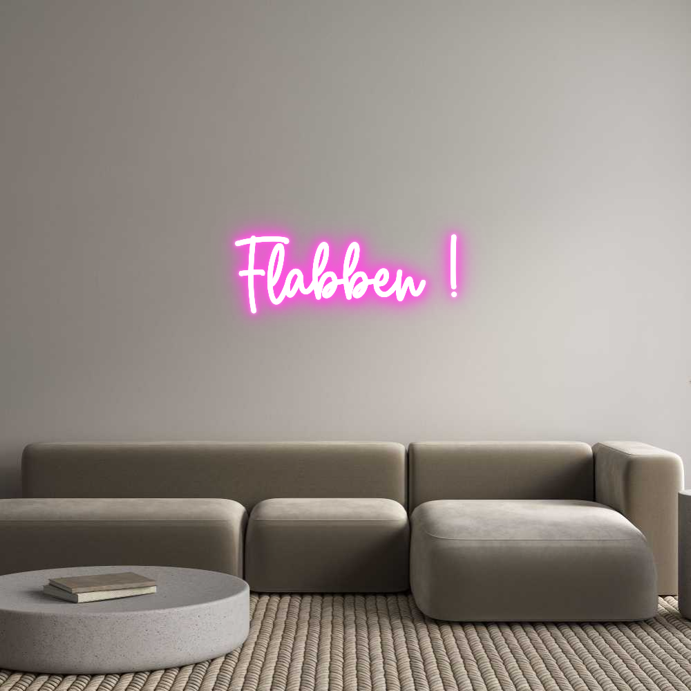 Custom Neon Sign Online Editor Flabben !