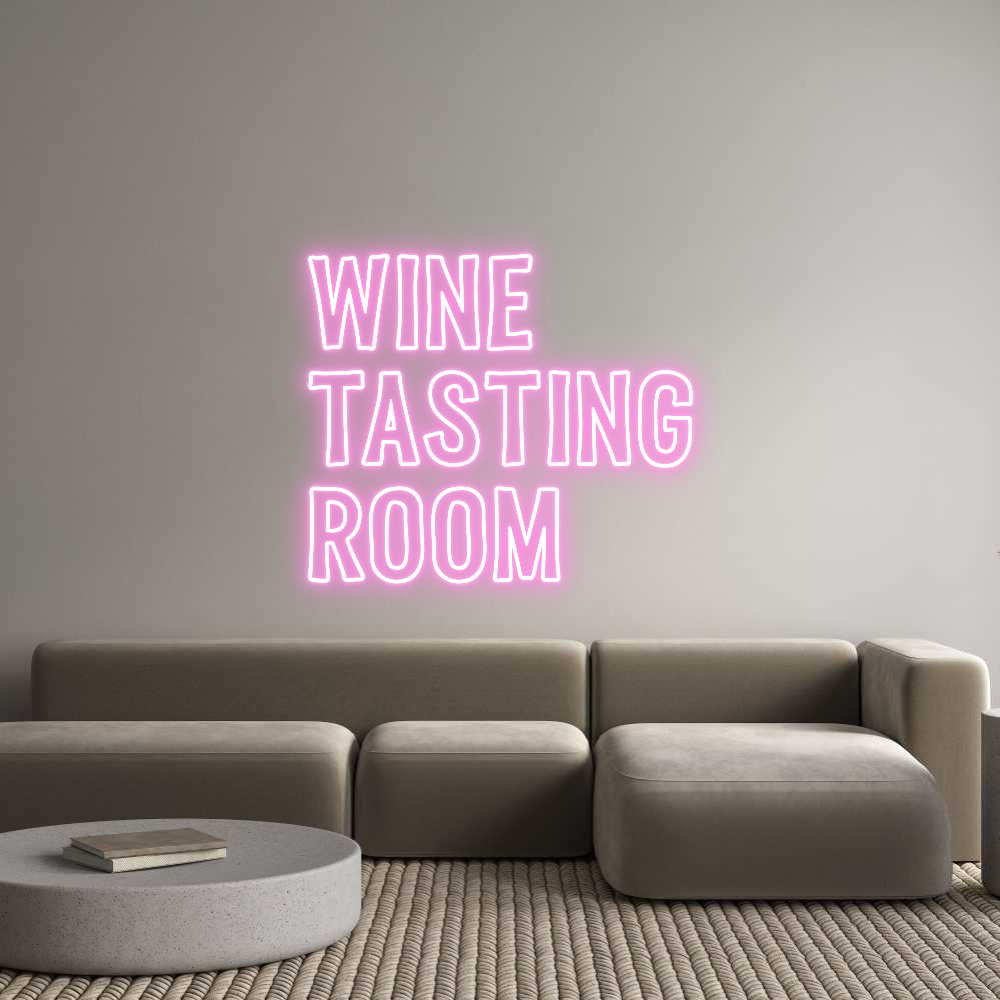 Custom Neon Sign Online Editor WINE
TASTING...