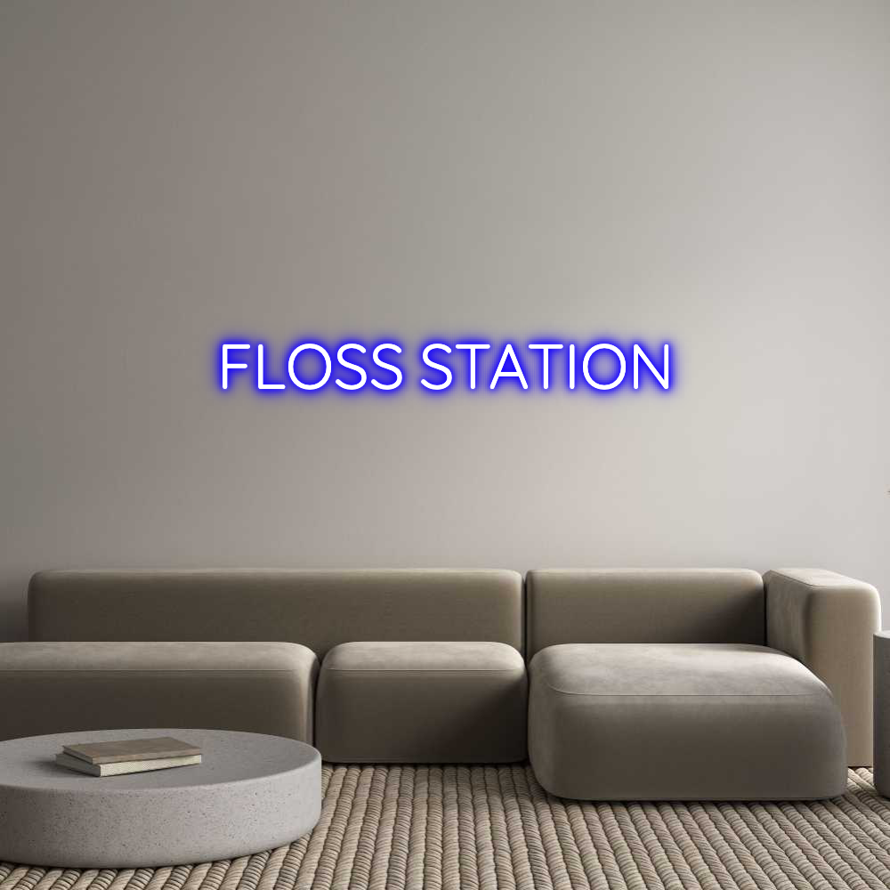 Custom Neon Sign Online Editor FLOSS STATION