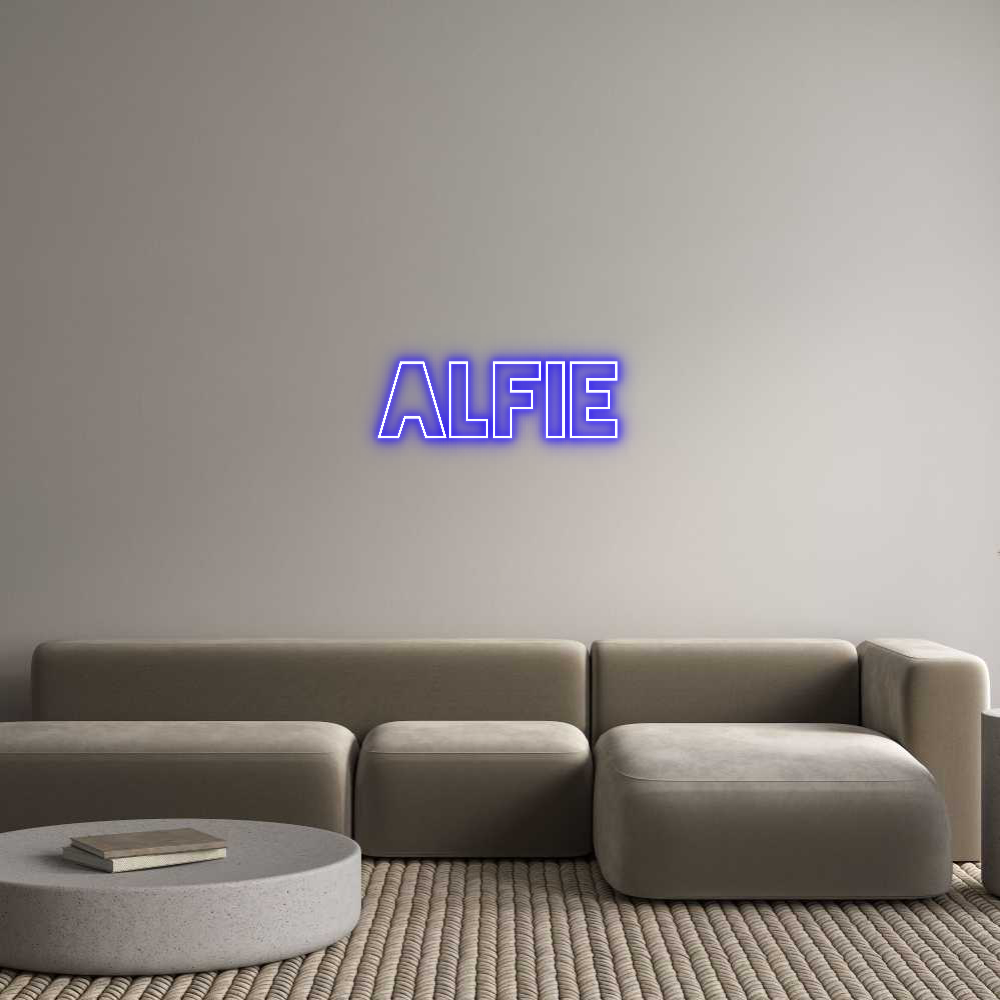 Custom Neon Sign Online Editor Alfie