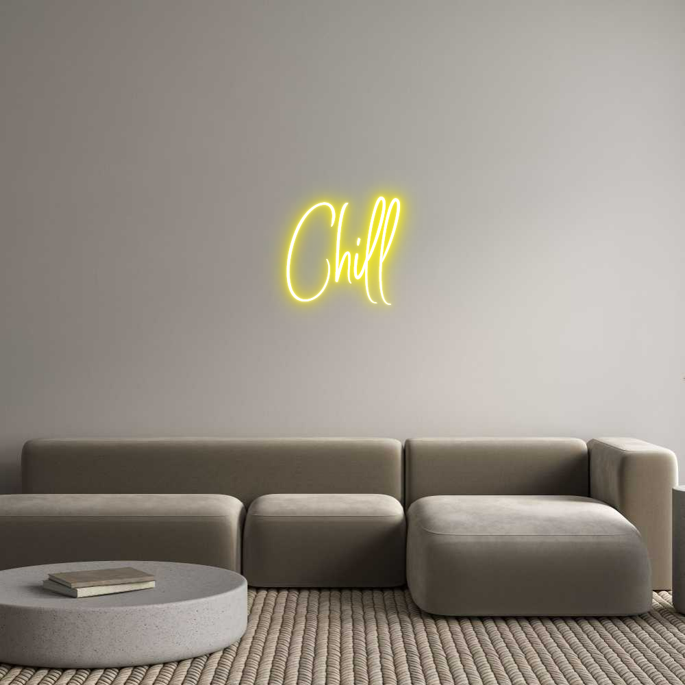 Custom Neon Sign Online Editor Chill