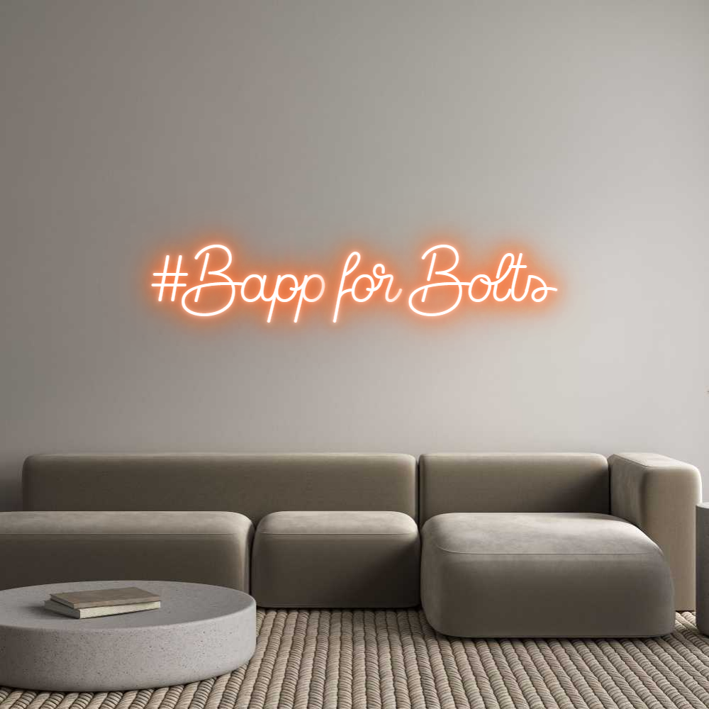 Custom Neon Sign Online Editor #Bapp for Bolts