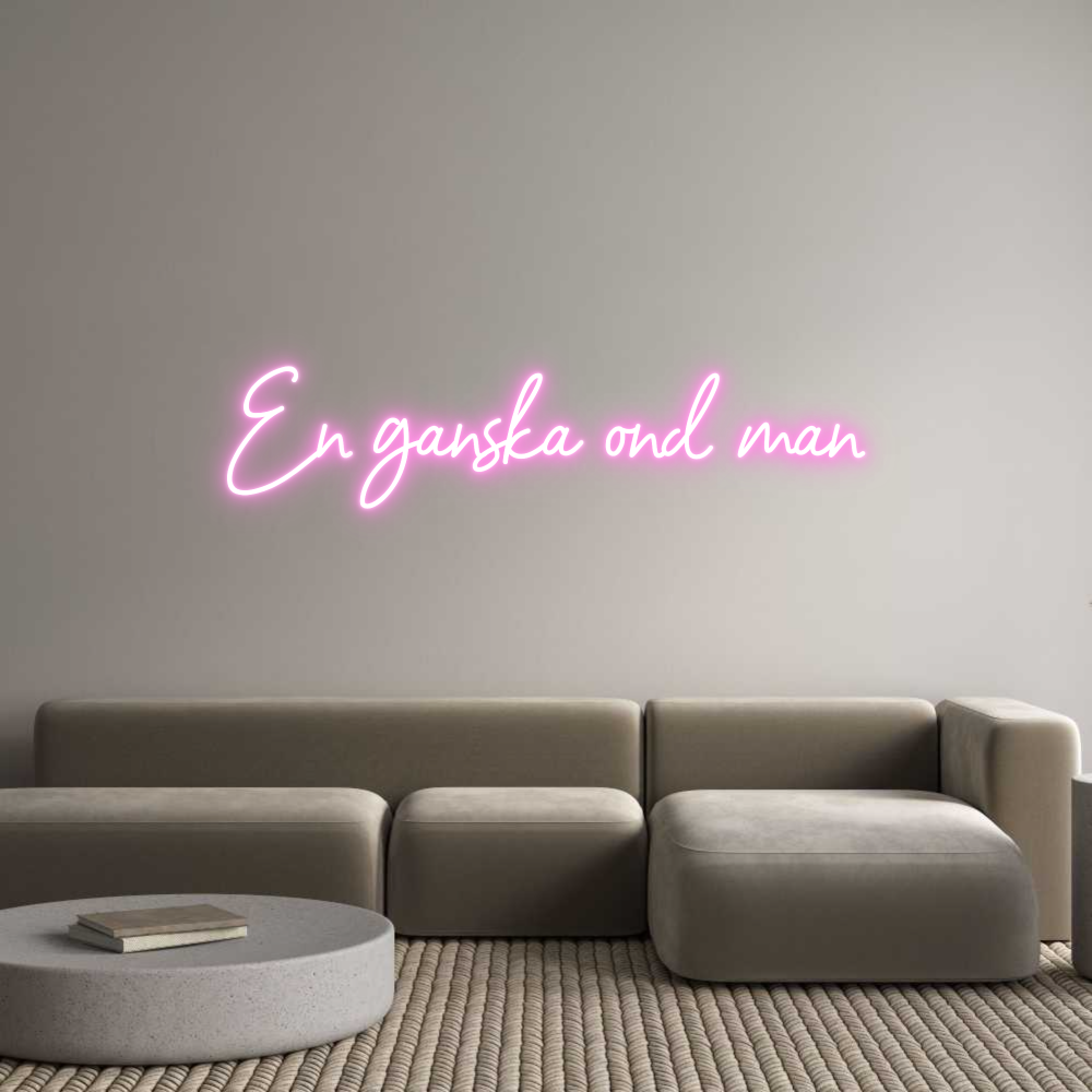 Custom Neon Sign Online Editor En ganska ond...