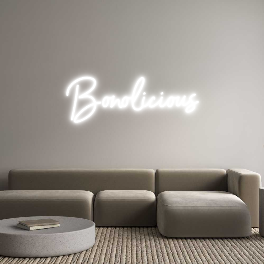 Custom Neon Sign Online Editor Bonolicious