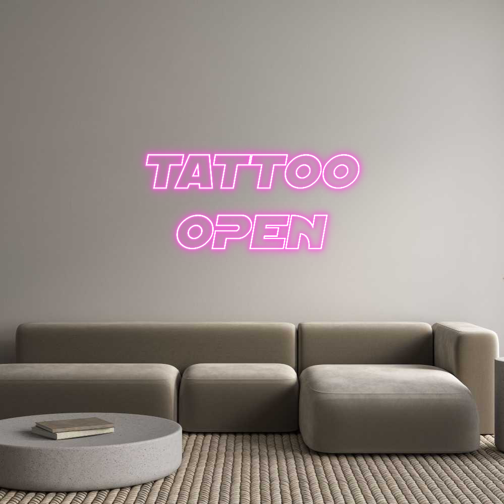 Custom Neon Sign Online Editor TATTOO
OPEN