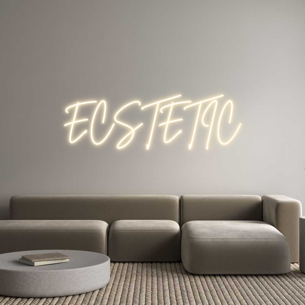 Custom Neon Sign Online Editor ECSTETIC