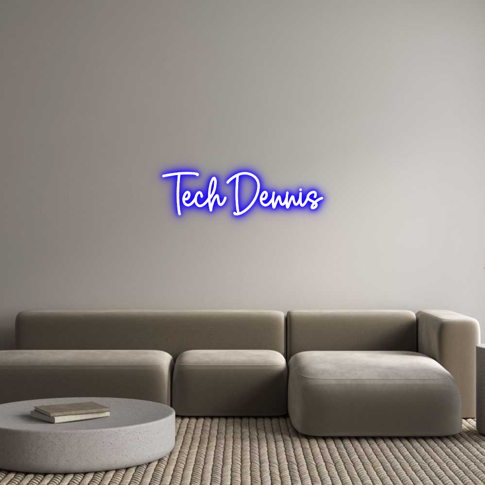Custom Neon Sign Online Editor TechDennis