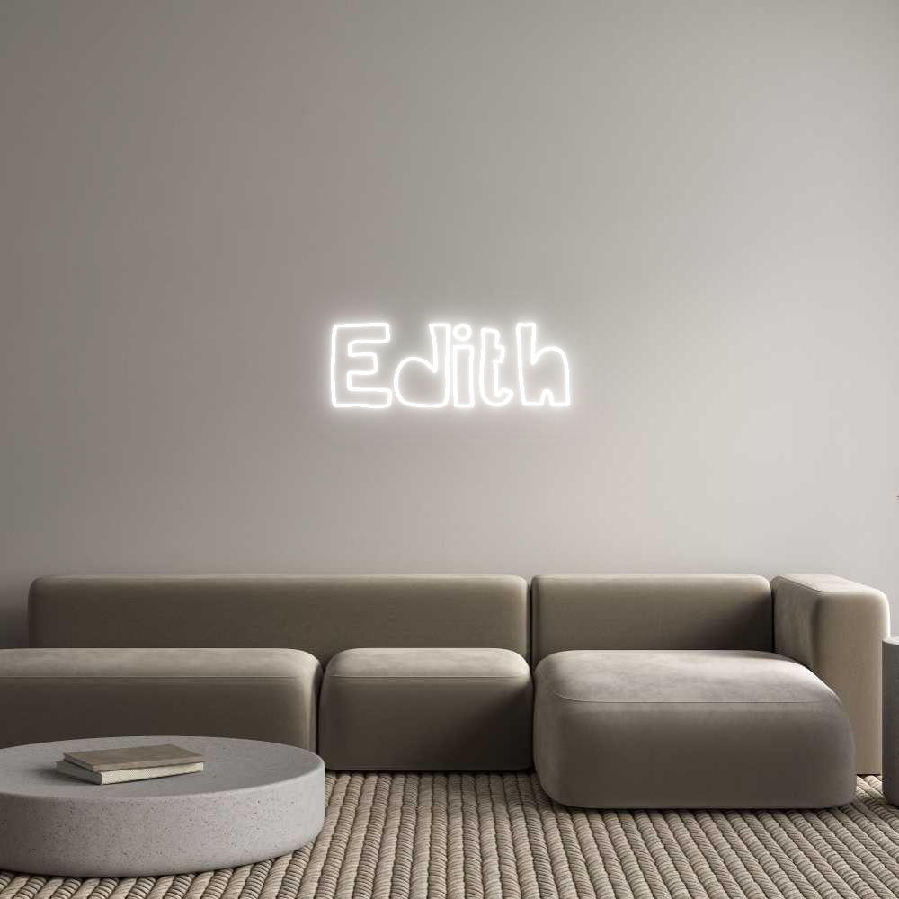 Custom Neon Sign Online Editor Edith