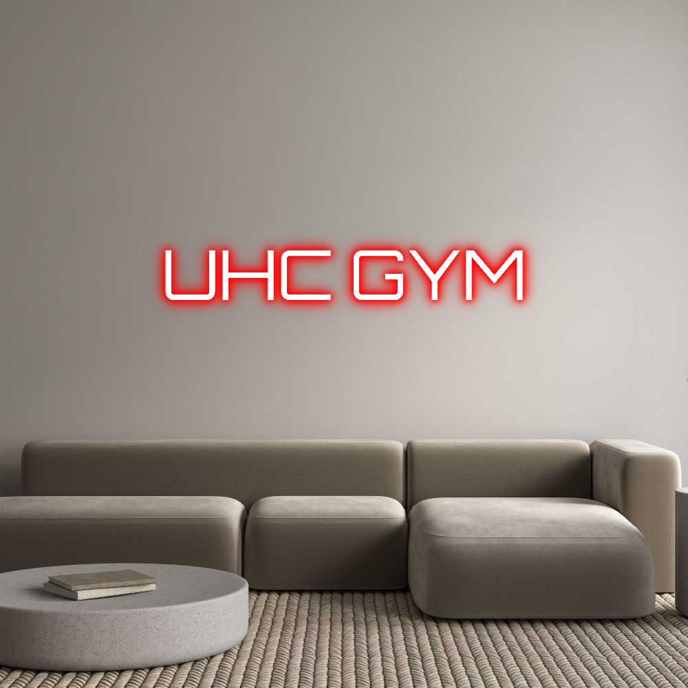Custom Neon Sign Online Editor UHC GYM