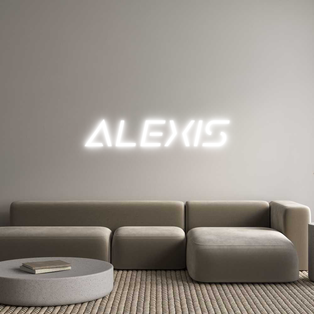 Custom Neon Sign Online Editor Alexis