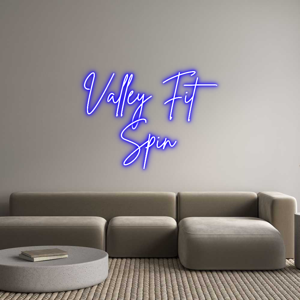 Custom Neon Sign Online Editor Valley Fit
 ...