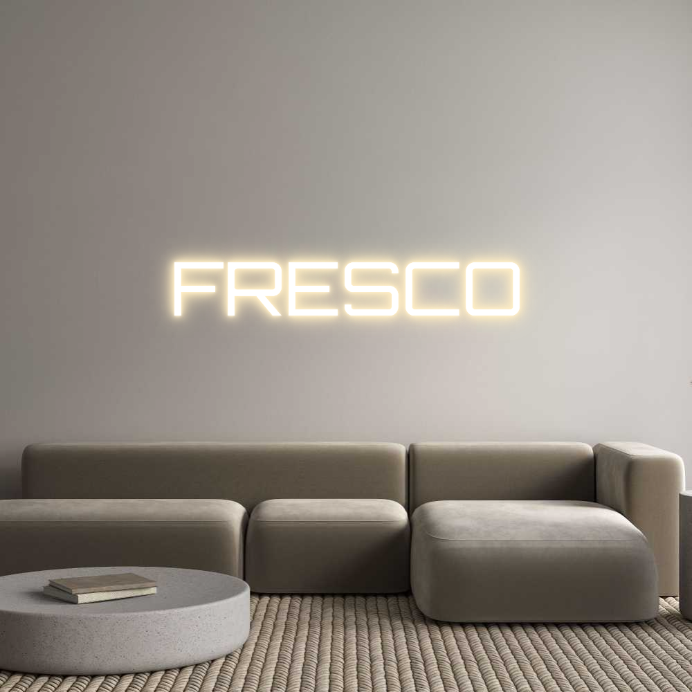 Custom Neon Sign Online Editor FRESCO