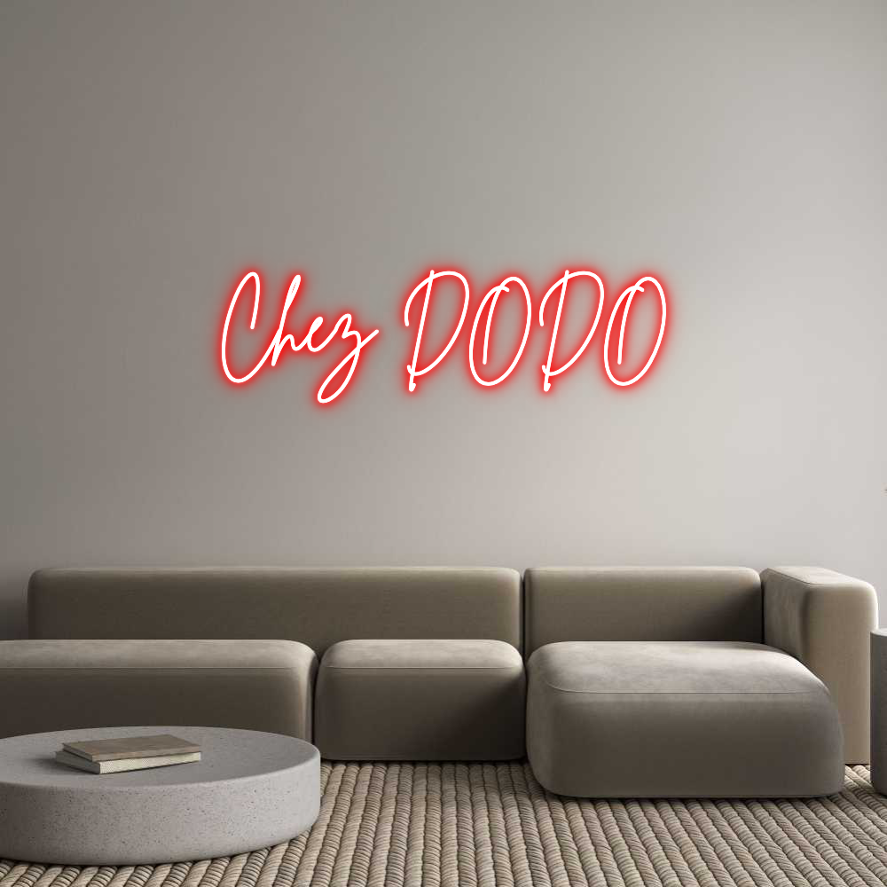 Custom Neon Sign Online Editor Chez DODO