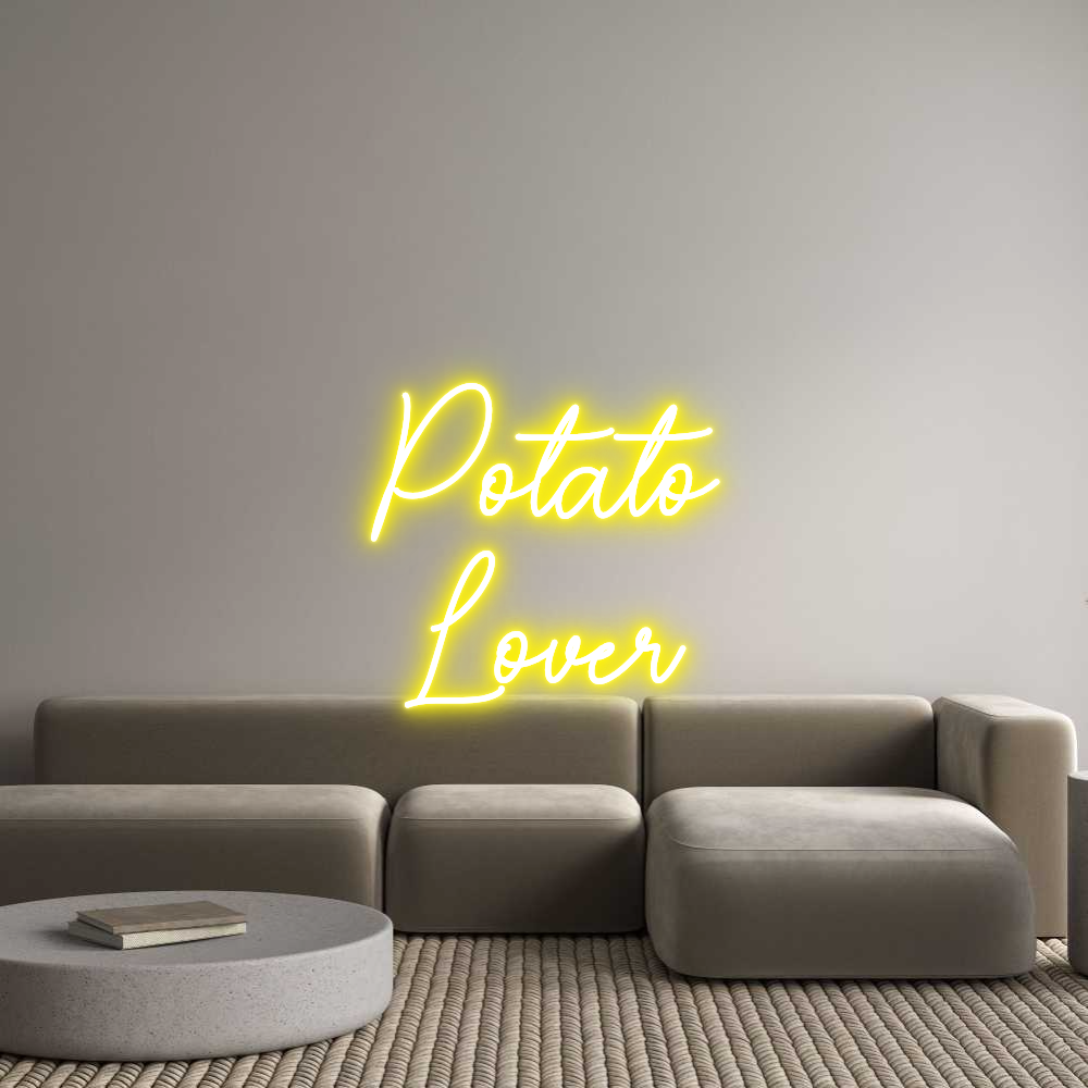 Custom Neon Sign Online Editor Potato
Lover