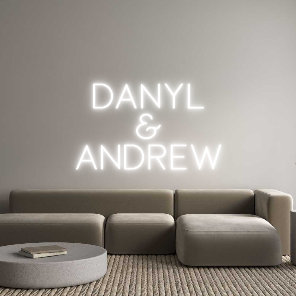 Custom Neon Sign Online Editor Danyl
&
And...