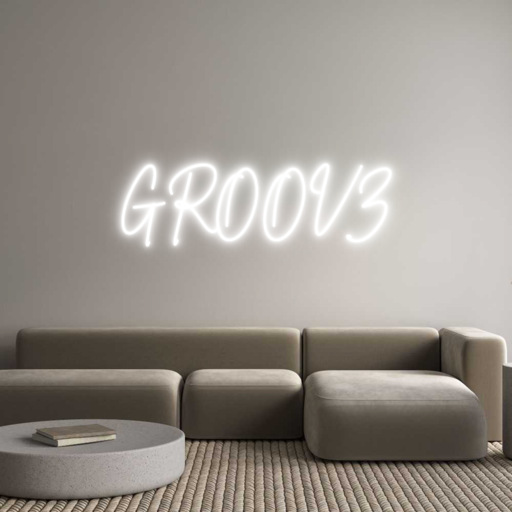 Custom Neon Sign Online Editor GROOVZ