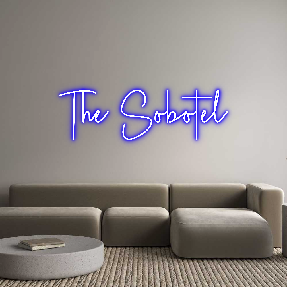 Custom Neon Sign Online Editor The Sobotel
