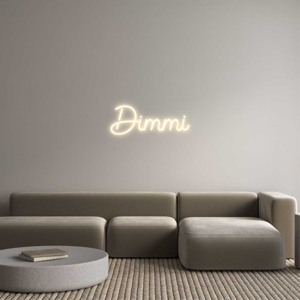 Custom Neon Sign Online Editor Dimmi