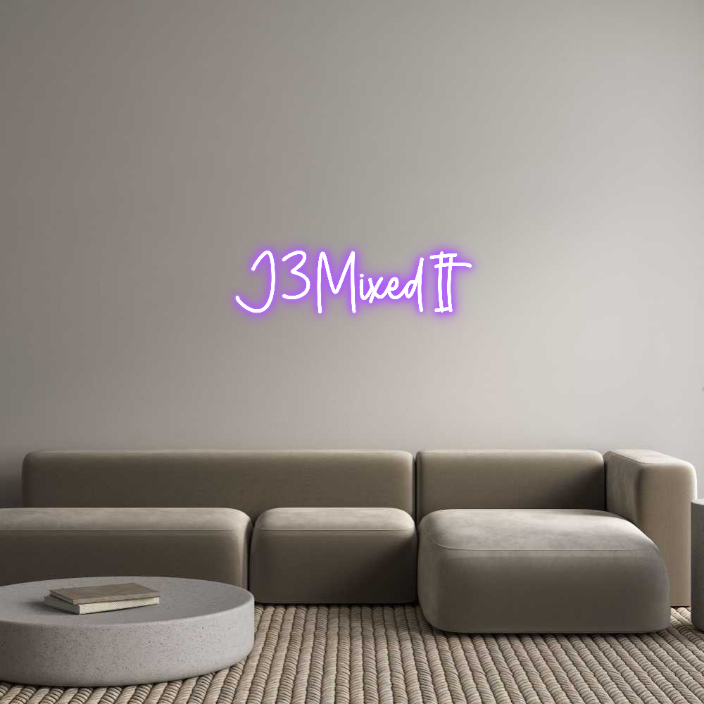 Custom Neon Sign Online Editor J3MixedIt