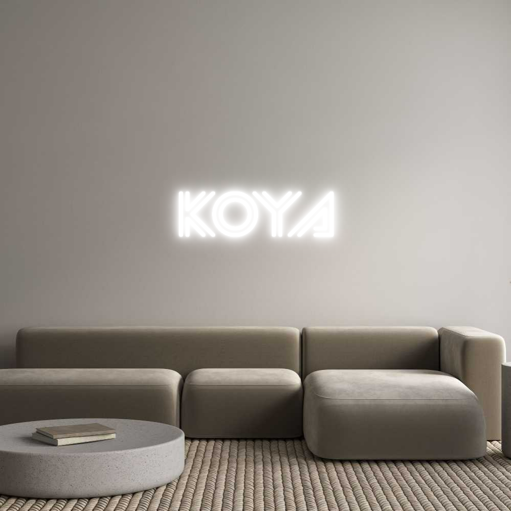 Custom Neon Sign Online Editor KOYA
