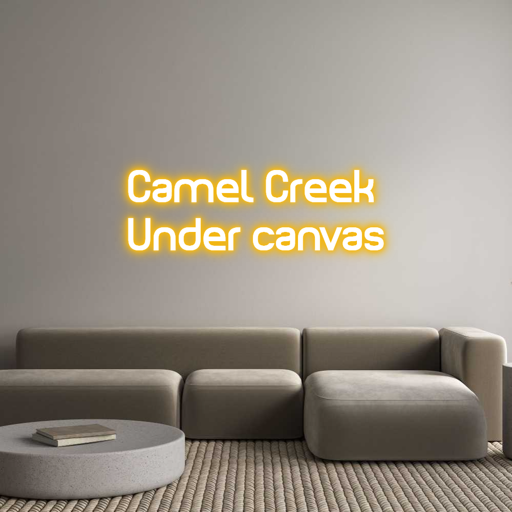 Custom Back Lit Neon Sign Online Editor Camel Creek ...