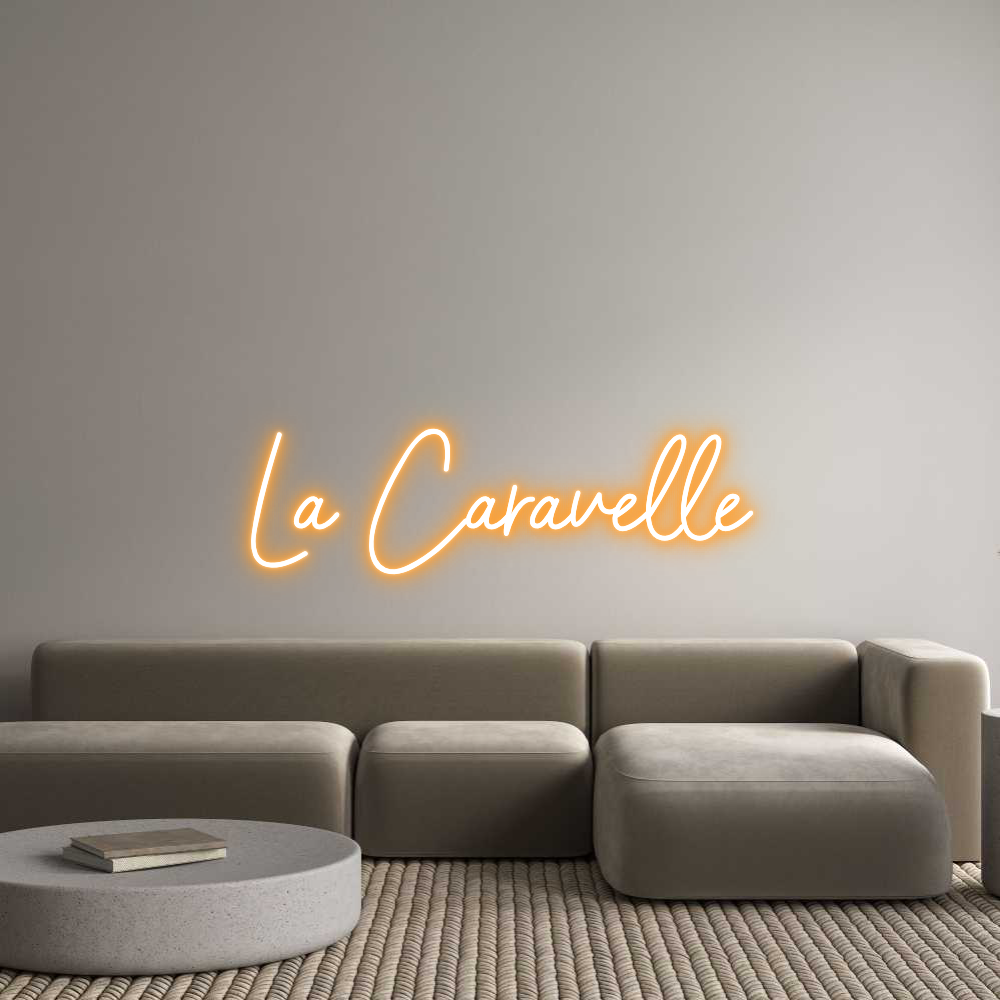 Custom Neon Sign Online Editor La Caravelle