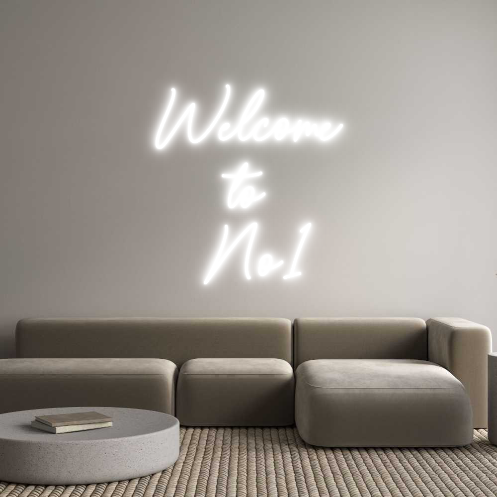 Custom Neon Sign Online Editor Welcome 
to ...