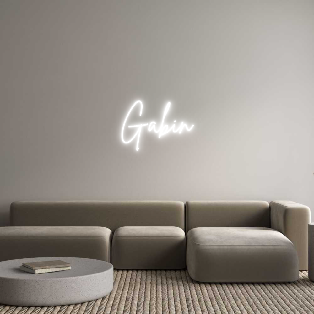 Custom Neon Sign Online Editor Gabin
