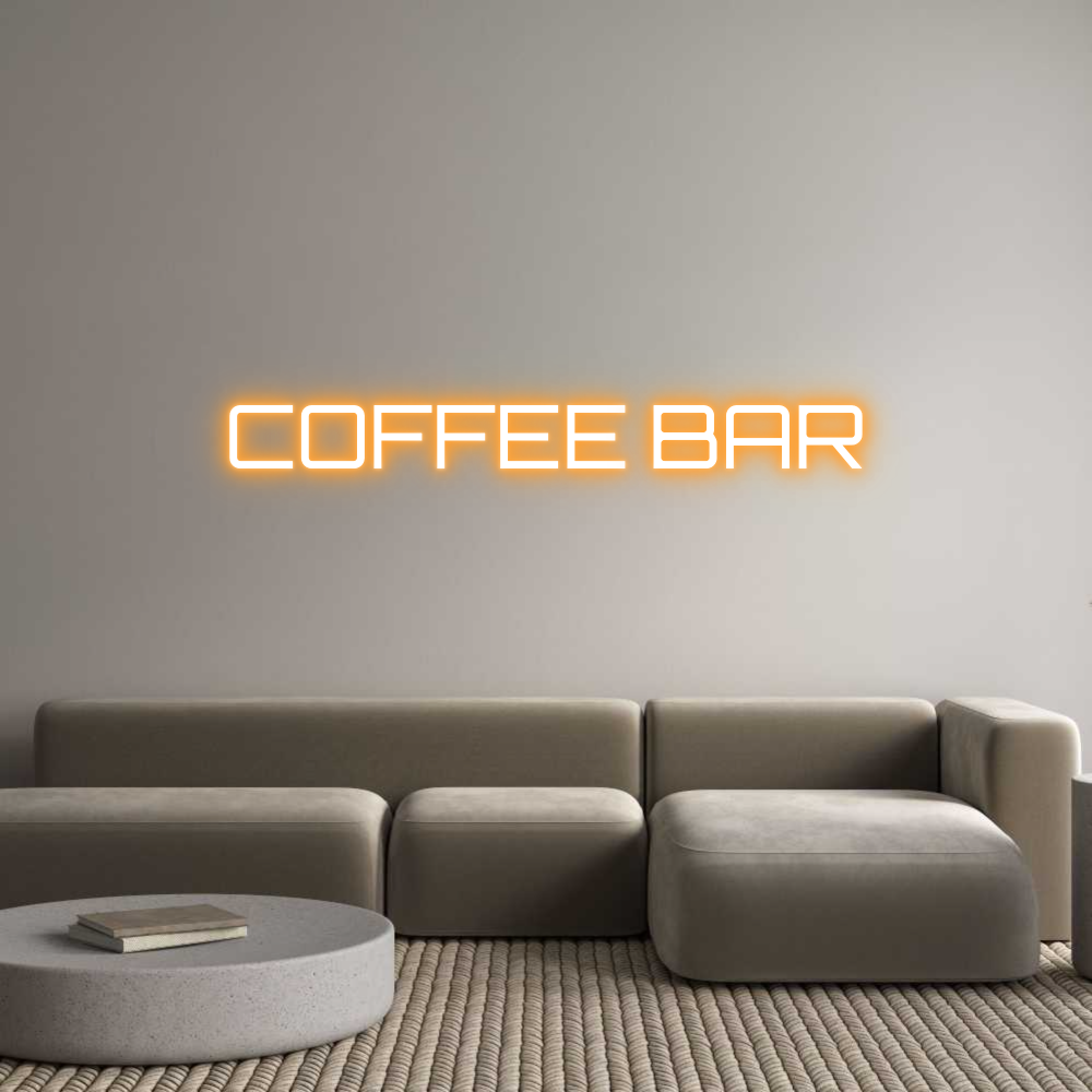 Custom Neon Sign Online Editor COFFEE BAR