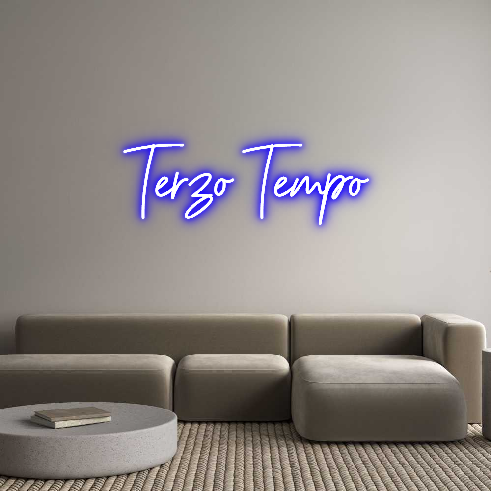 Custom Neon Sign Online Editor Terzo Tempo