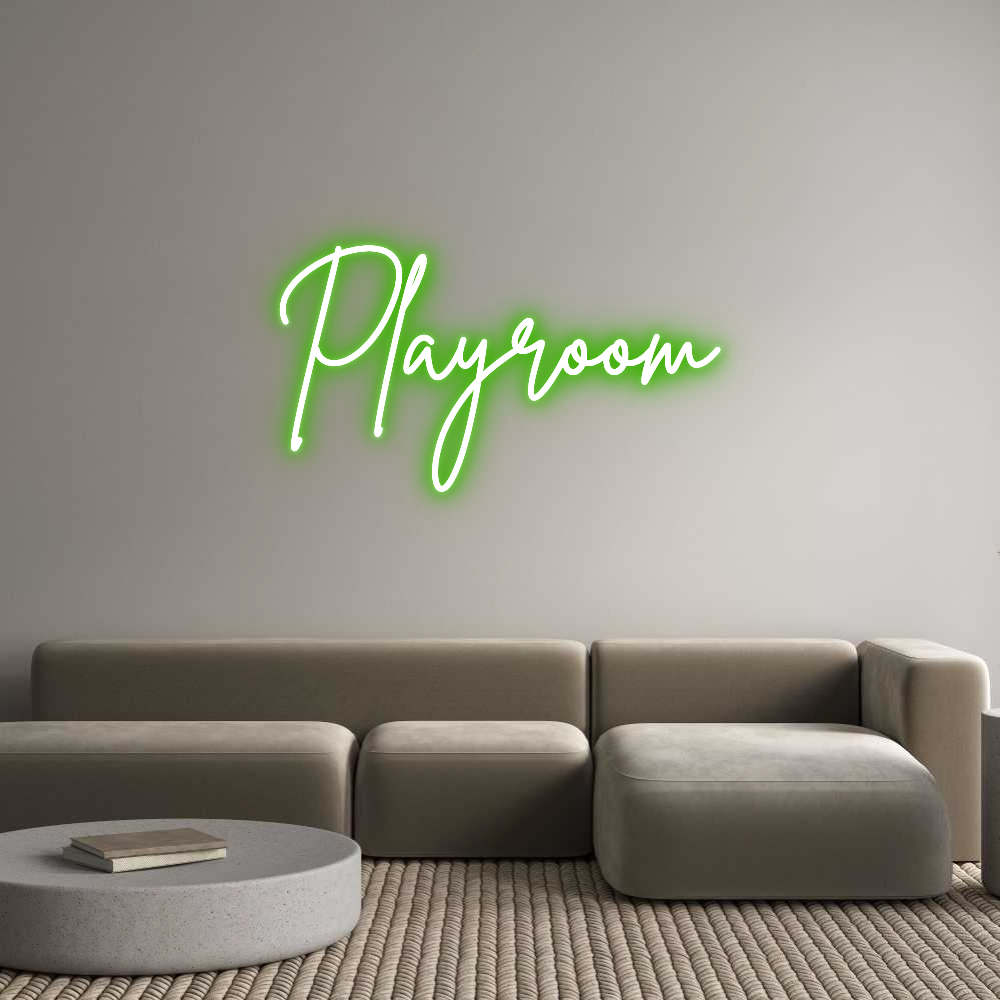 Custom Neon Sign Online Editor Playroom