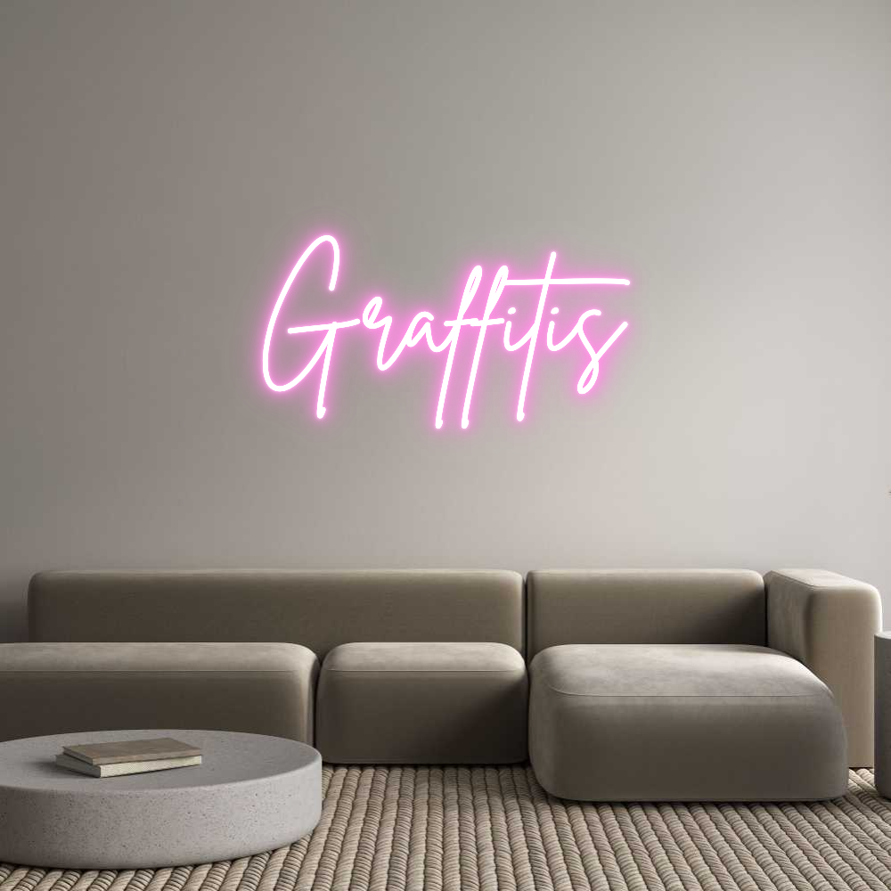 Custom Neon Sign Online Editor Graffitis